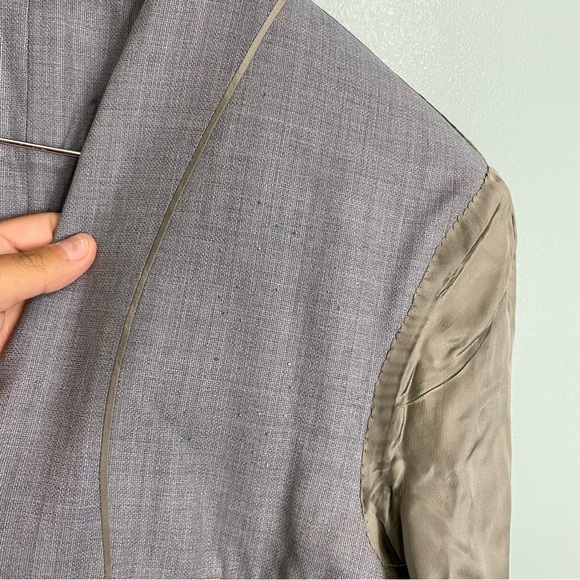 Canali Gray Kai Travel‎ Blazer Sz IT 48 , US 38 - Picture 12 of 16